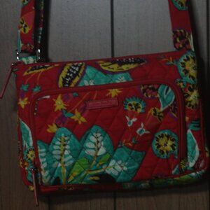 NWOT Vera Bradley Floral Quilted Hipster Purse